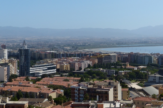 Vue sur la rade de Cagliari