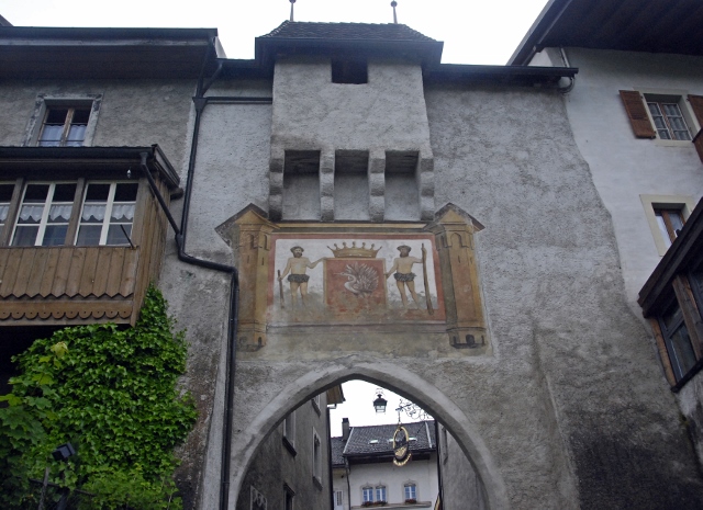 entrée du haut village